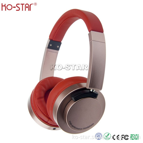Colorful and Ultra Texture Clear Sound Custom Branded Hi-Fi DJ Headphones with Combining Flexible Stainless Steel Headband